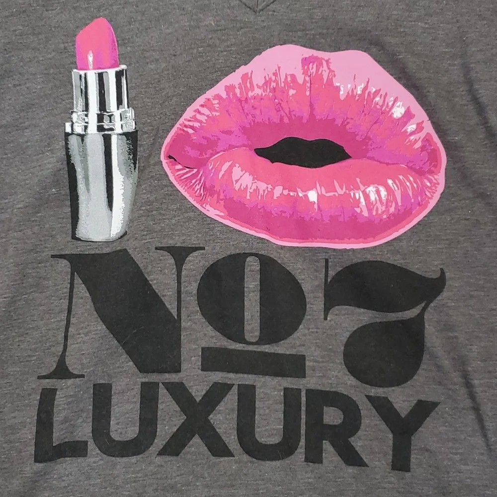 Mighty Fine Women's V-Neck T-Shirt Size M - Picture 3 of 5